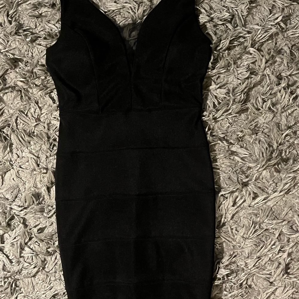 Little black dress.